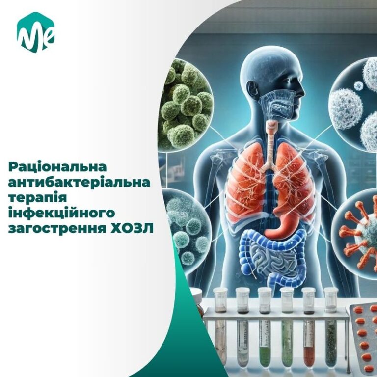 Раціональна антибактеріальна терапія інфекційного загострення