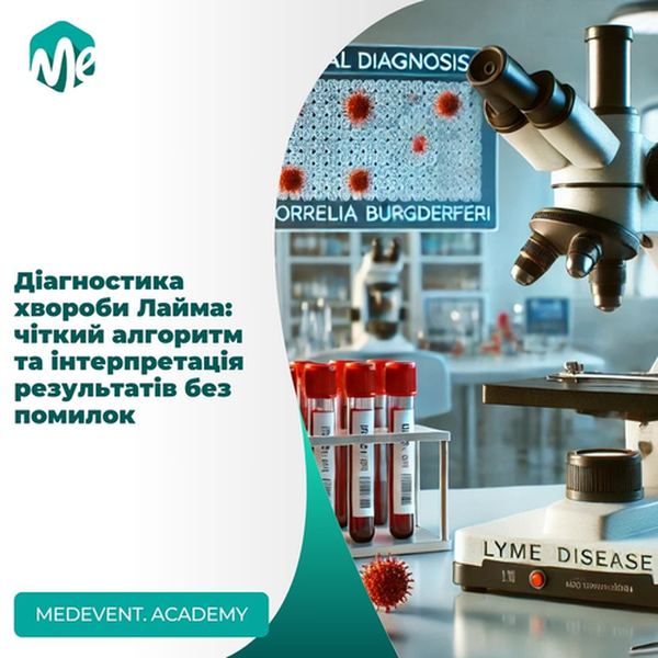 Діагностика хвороби Лайма: чіткий алгоритм та інтерпретація результатів без помилок